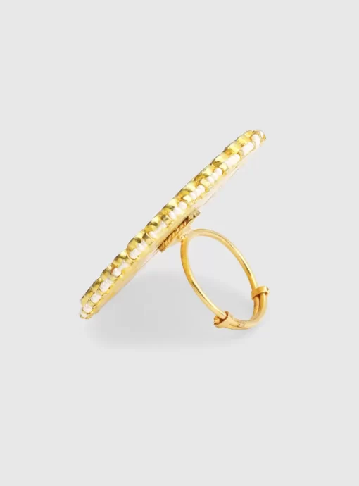 Gold plated Cocktail Ring