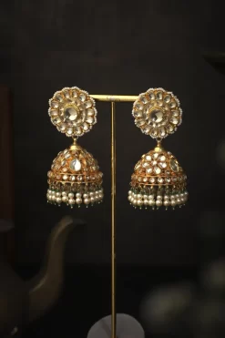 Flowery Jhumkis