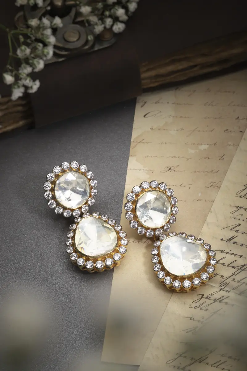 Buy 1.00 Carat (ctw) 18k Rose Gold Plated Sterling Silver Ladies Round  Diamond Hoop Earrings Online at Dazzling Rock
