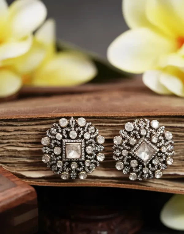 Sterling Silver Victorian studs