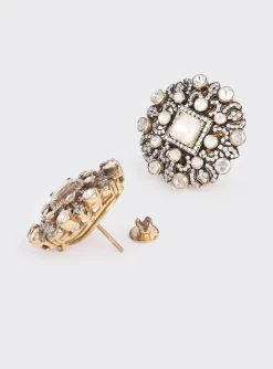 Sterling Silver Victorian studs