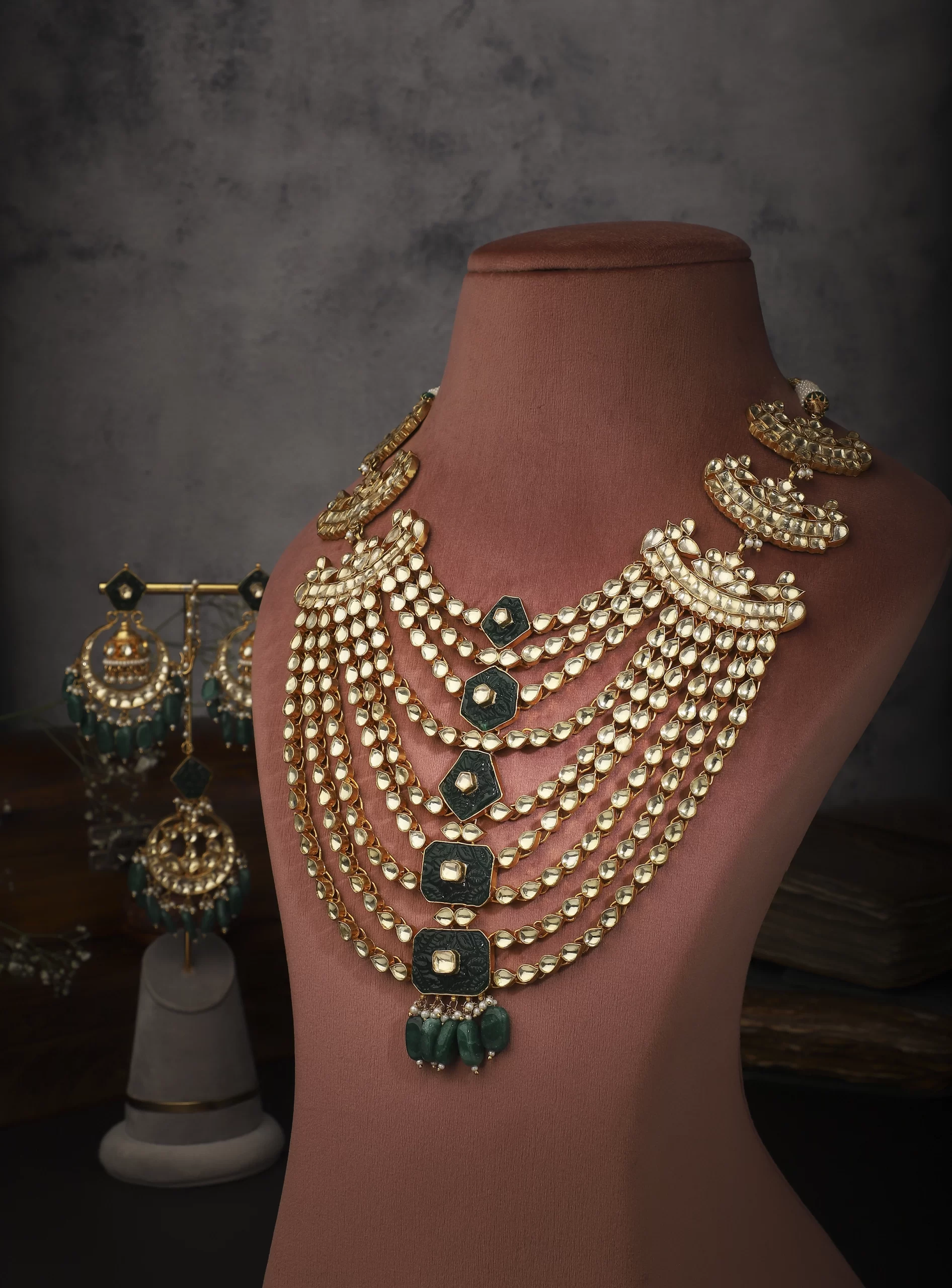 Nazia Bridal Necklace Set –