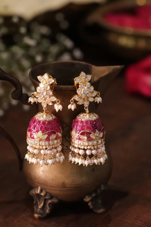 Lotus Jhumkis