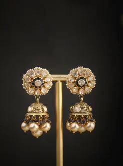 Floral Meenakari Earrings