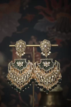 Floral Meenakari Earrings