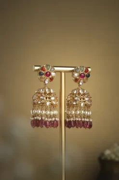 Floral Navrtana Earrings