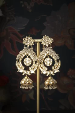 Inverted Panchhi Jhumkis