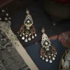 Pastel Peacock Earrings