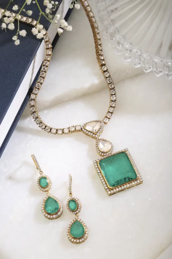 Aurora Pendant Necklace set