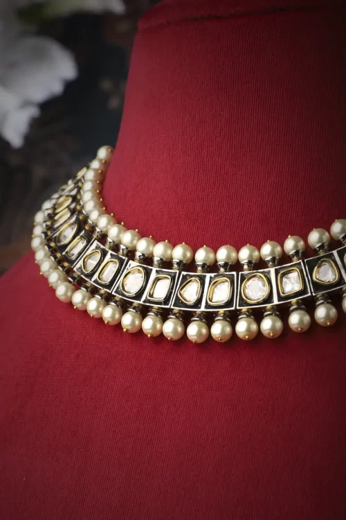 Azita Antique Gold Necklace Set