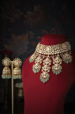 Niyati Bridal Necklace with Jhumkas