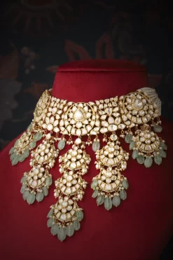 Niyati Bridal Necklace with Jhumkas