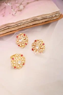 Ruhana Studs & Ring set