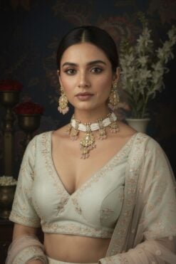 Vanya Choker with Chandbalis