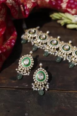 Nitya Meenakari Choker Set