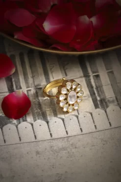 Oval Floral Ring