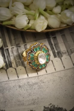 Vintage Green Ring