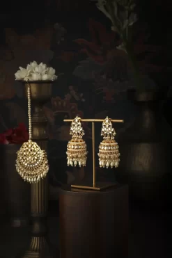 Shriya Earrings & Mangtika Set