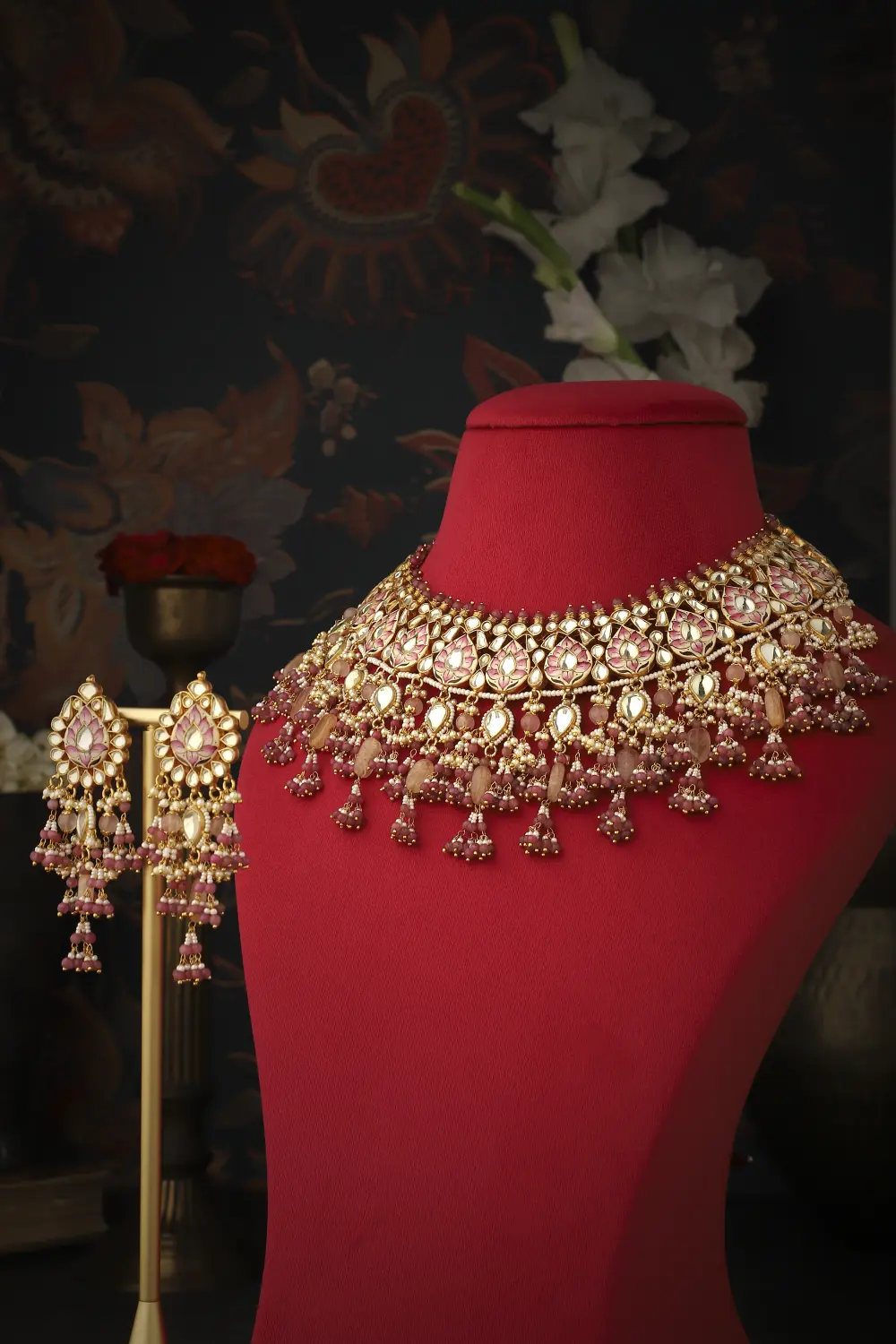 Harshini Enamel Set