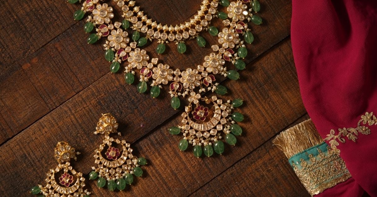 Modern Jewellery for Saree