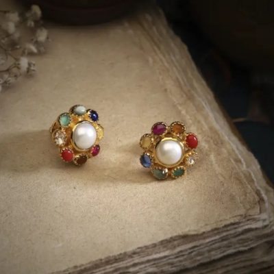 Pearl Stud Earrings