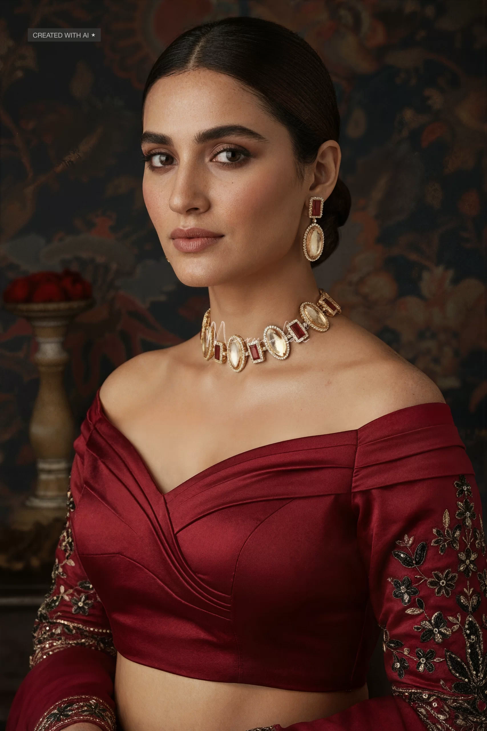 Sanvi Necklace Earrings set