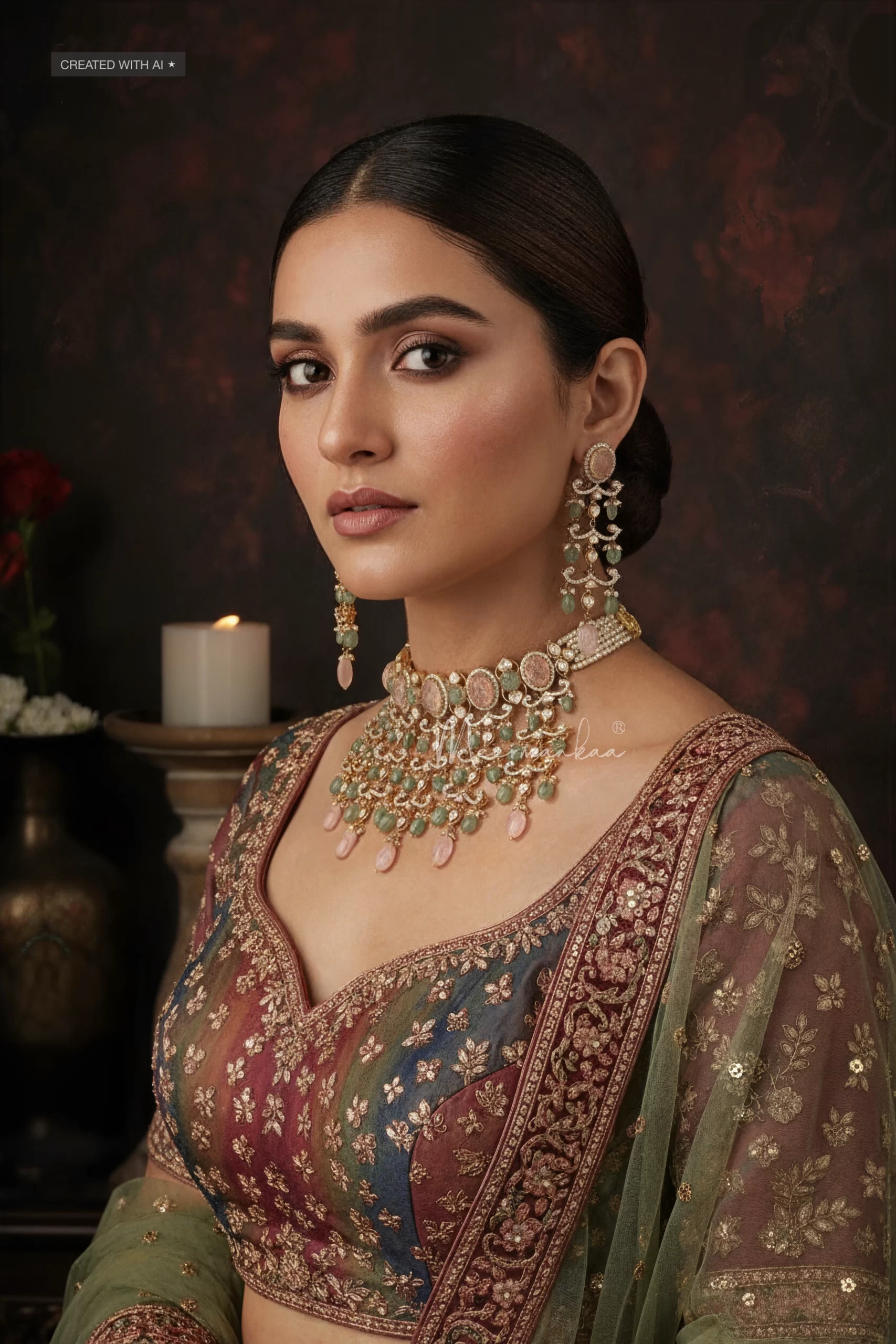 Sanea Choker Necklace set