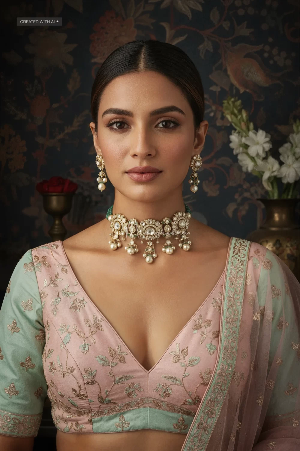 Roohi Choker Necklace set
