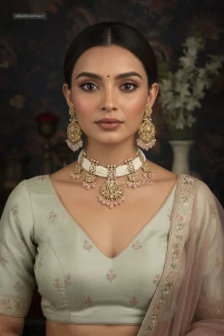 Vanya Choker with Chandbalis