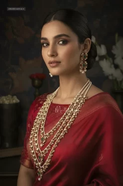Charul Three-layered Necklace Set