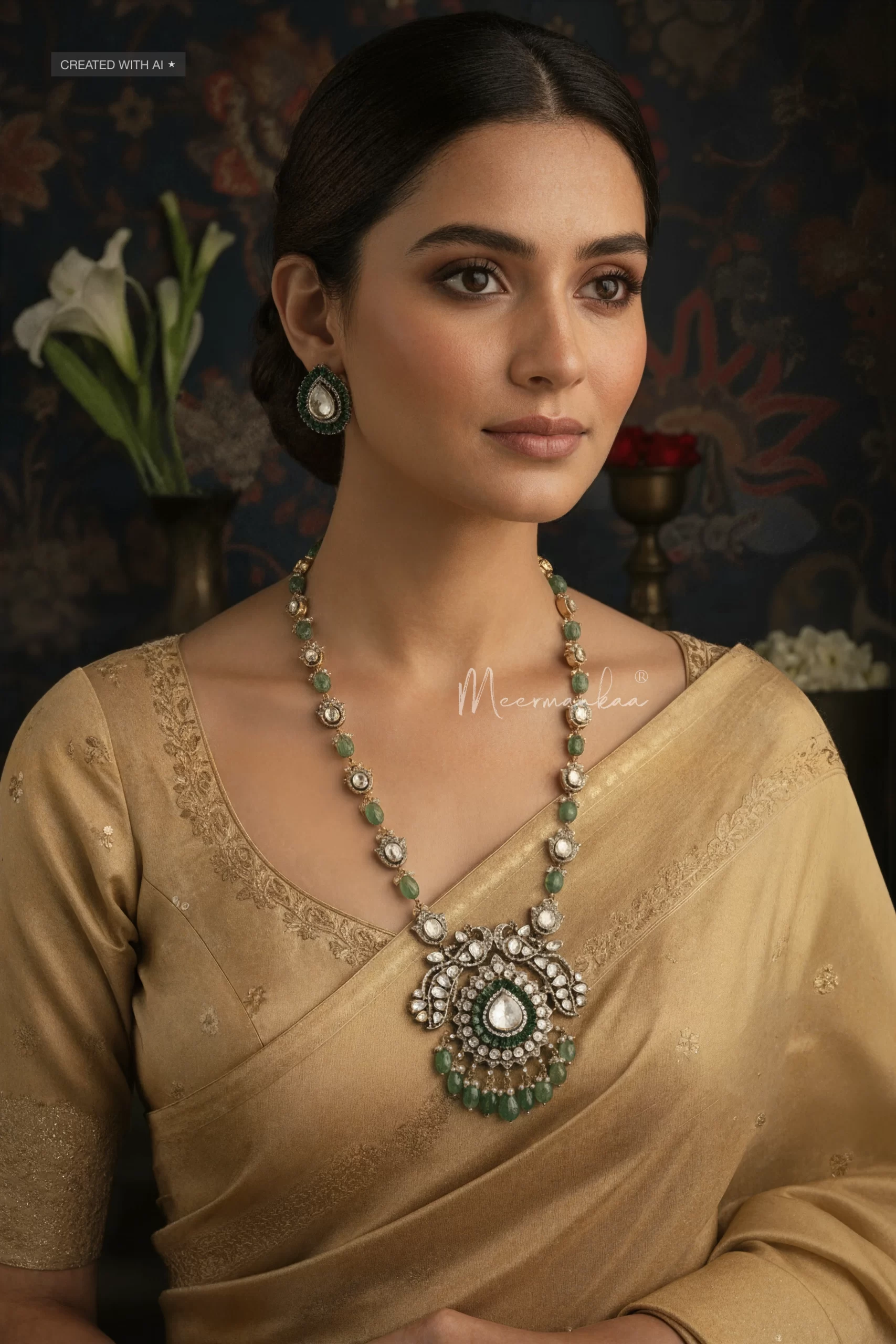 Mayoora Statement Pendant Set